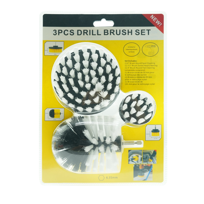 PP 2/3.5/4 pollici spazzola di colore bianco scrubber foratura di potenza