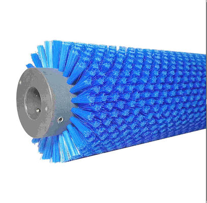 Spazzola a rulli industriali in nylon blu PP per la pulizia di frutta e verdura ODM