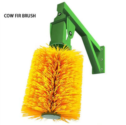 Colore giallo Durabilità Spazzola per la pulizia delle mucche Pp / Nylon